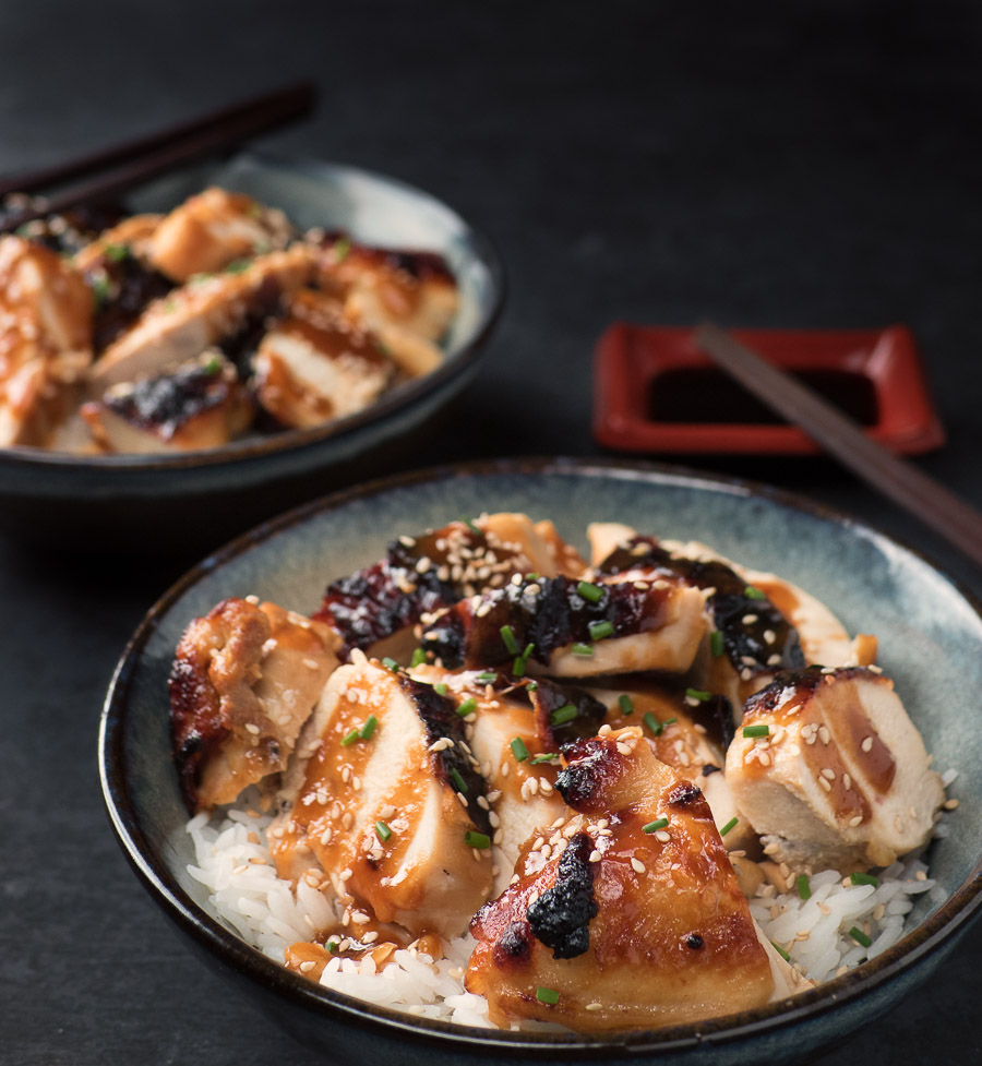 Japan Meets Canada: Miso Maple Ginger Chicken Dinner